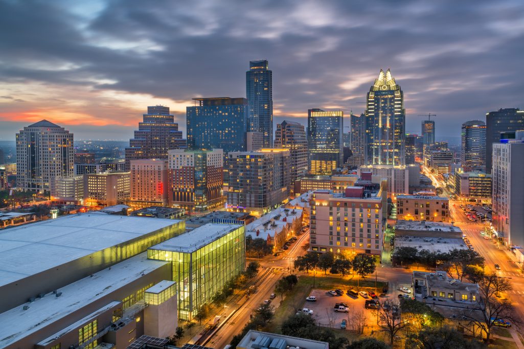 Austin, Texas, USA Downtown Cityscape